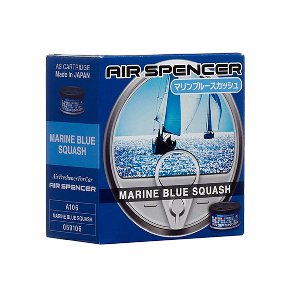 Освежитель (ароматизатор) на панель меловой AIR spencer - marine blue SQUASH/свежесть океана - Eikosha A-106