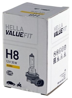 Лампа накаливания valuefit, H8 12V 35W PGJ 191 - Hella 8GH242632151