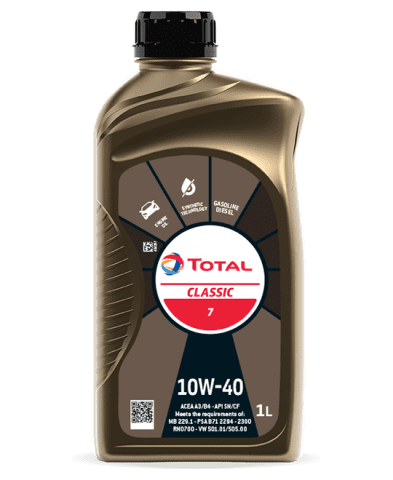 NEW Масло 1L  classic 7 10w40 sl/cf, a3/b4 заменен на - TOTAL 213752