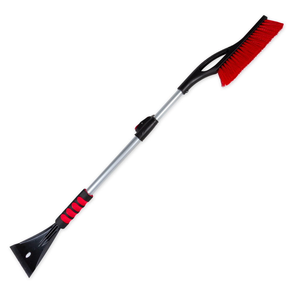 Щетка для очистки снега со скребком и телескопической ручкой 89 - 115 см - ARNEZI A0401026