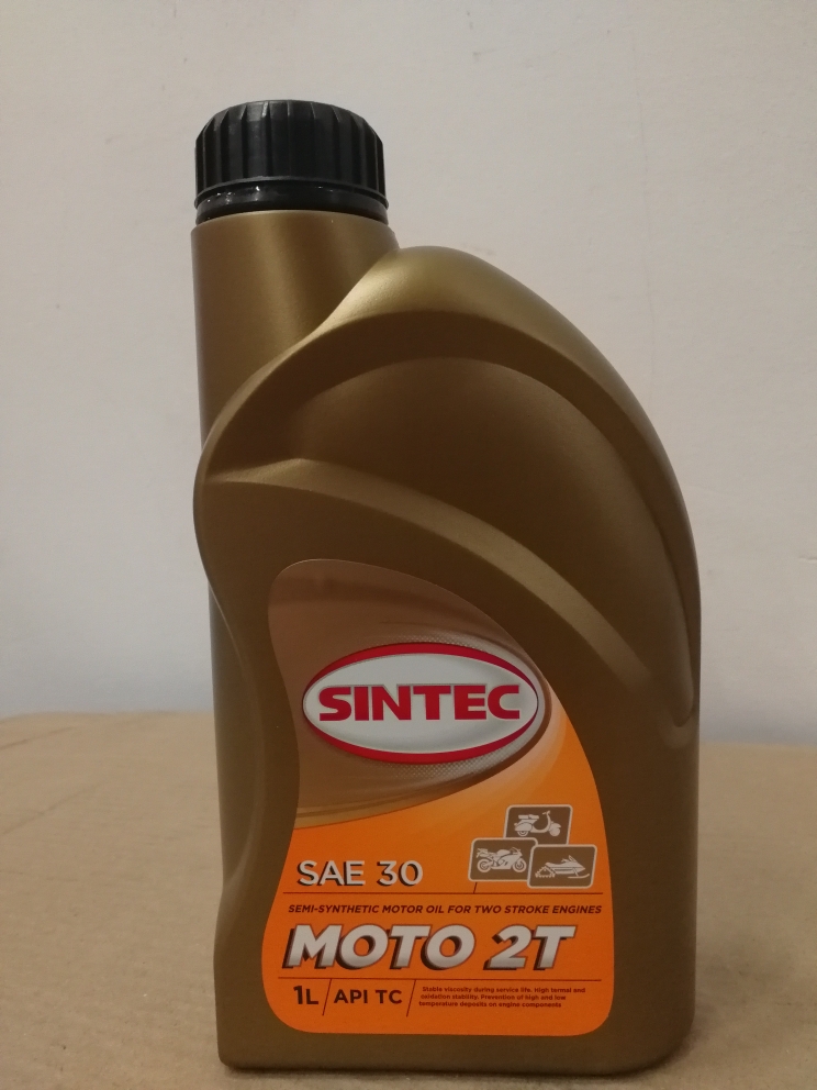 Масло моторное sintec Moto 2T п/с 1л (15шт/600/120) - SINTEC 801950