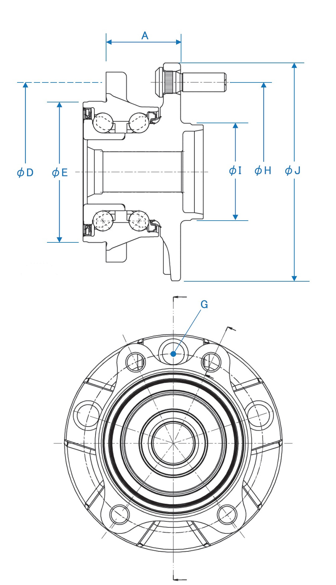 Koyo 3dacf044d16ram Ступица, задняя - Koyo 3DACF044D16RAM