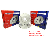 Диск тормозной передний перфорированный mitsubishi asx, dodge caliber, - Devers 130289995