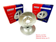 Диск тормозной передний перфорированный mazda 6 (gh), - Devers 132689993