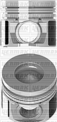 115,00 mm. Порш.+палец,с кольцами - YENMAK 3104359000