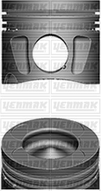 83,00 mm. Порш.+палец,с кольцами r (1/3) - YENMAK 3904686000
