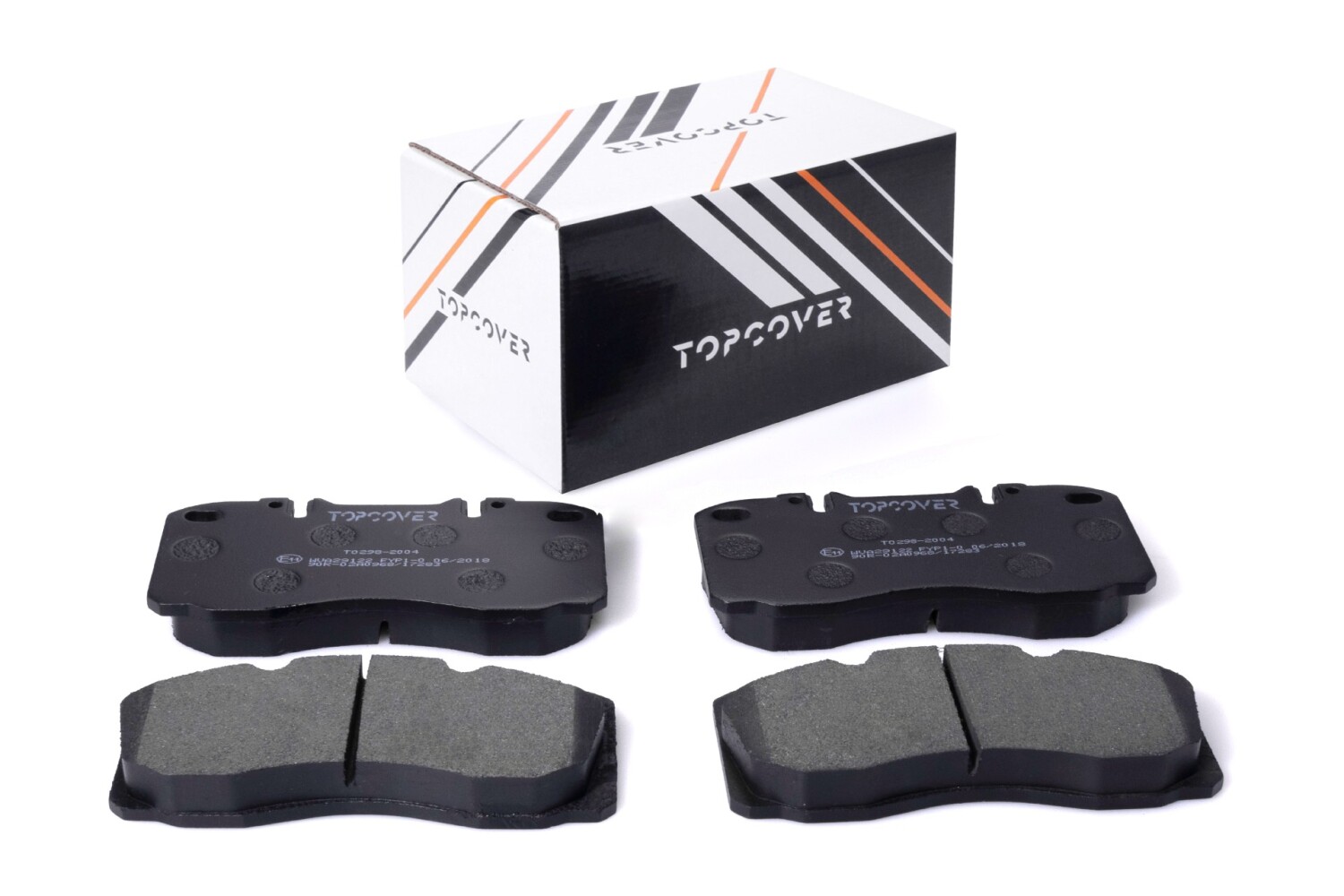 Колодки тормозные передние к-кт - TOPCOVER T02982004