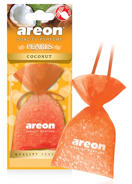 Ароматизатор на зеркало  Pearls мешочек кокос  50 г - AREON 704ABP13