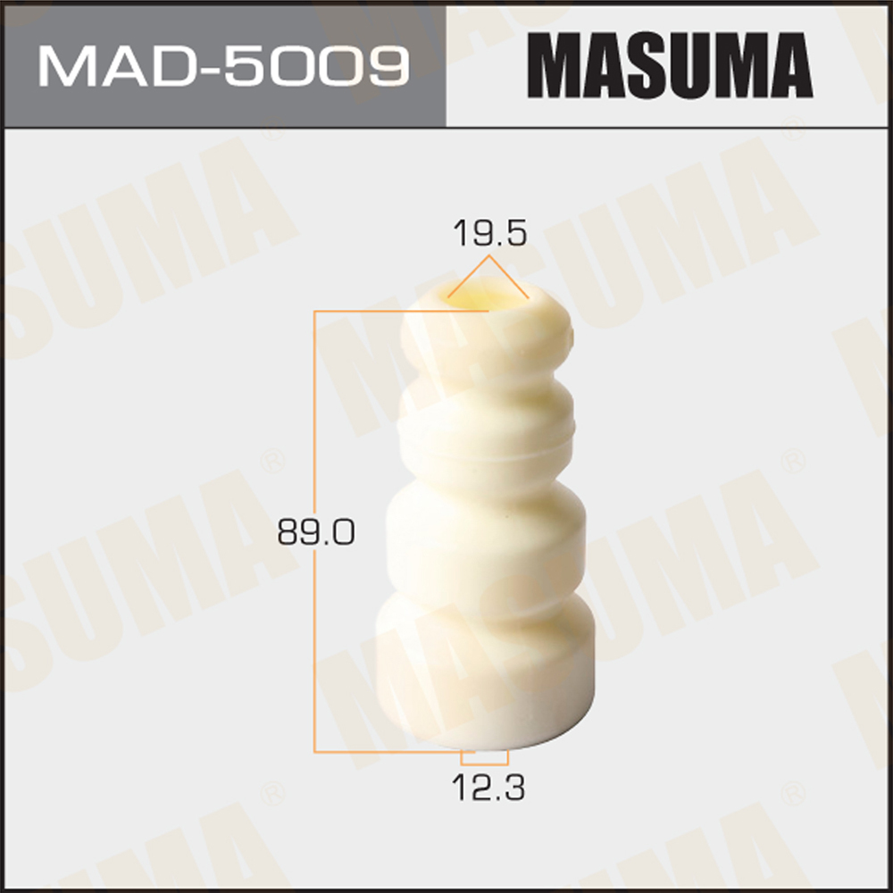 Отбойник амортизаторов 12.3 х 19.5 x 89, Accord, Inspire/CL9, UC1 - Masuma MAD5009