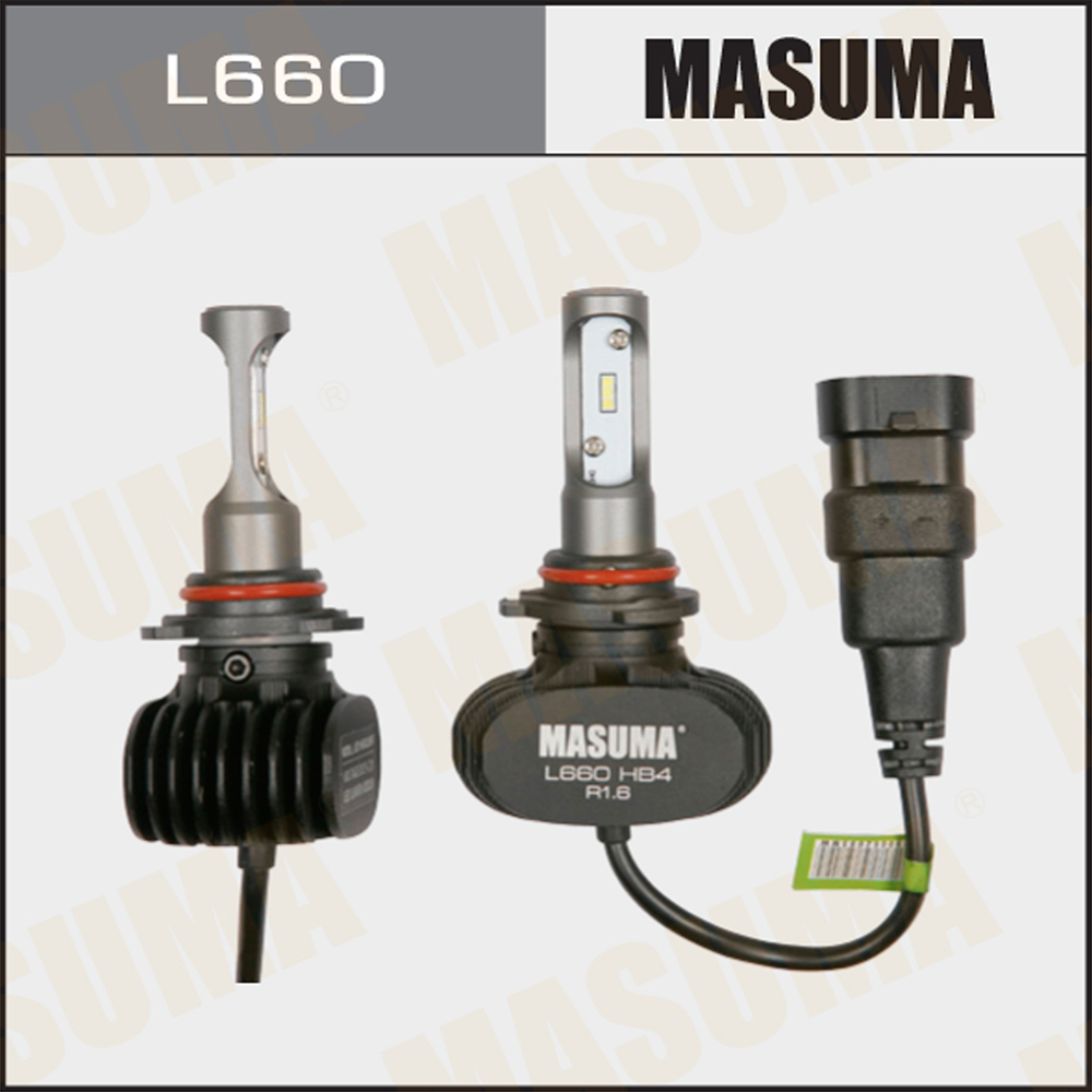 Лампа светодиодная HB4 51 Вт 6000k 4000Lm LED P22d - Masuma L660