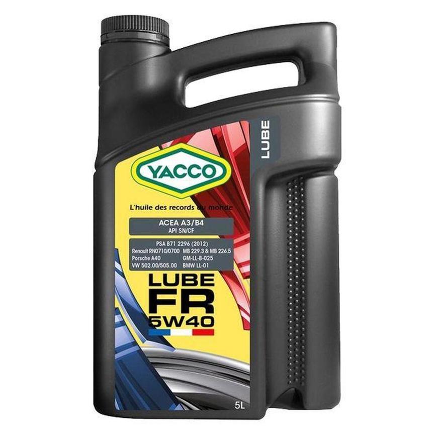 Моторное масло  Lube FR SAE 5w-40 (5л) - YACCO 305422