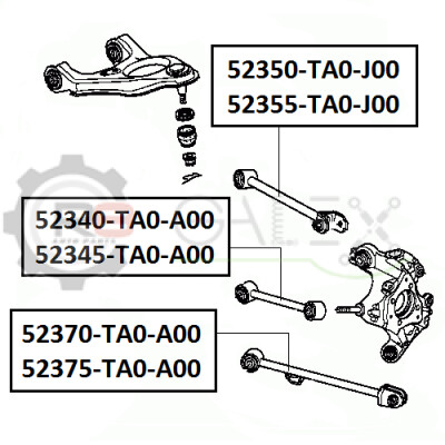 тяга задняя поперечная [задняя] - правая - R8 R852350TA0J00