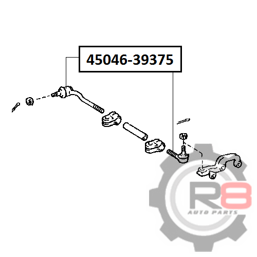 наконечник рулевой [внешний] - R8 R84504639375