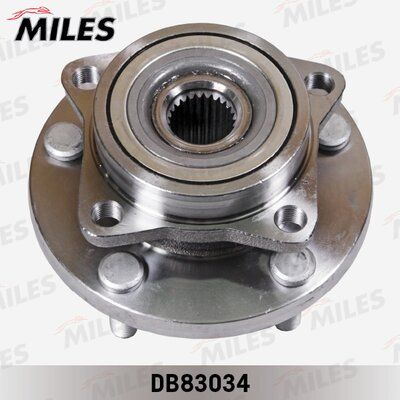 Ступица с подшипником передняя mitsubishi galant vii-viii 92-04 - Miles DB83034