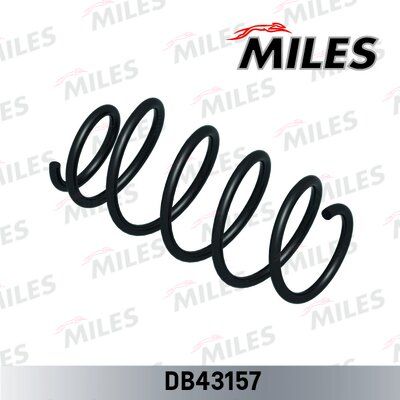 Пружина подвески ford fusion 1.4/1.6 02-04 передняя - Miles DB43157