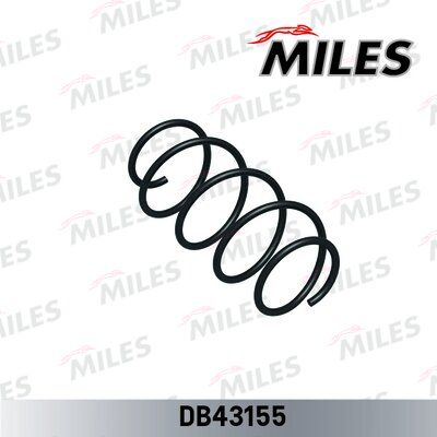 Пружина подвески volvo s40/v40 1.8/1.9d/2.0/2.0t 00-03 передняя - Miles DB43155