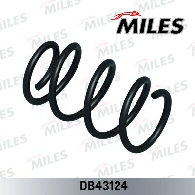 Пружина подвески citroen jumper/peugeot boxer 06- 12q/14q/16l передняя - Miles DB43124