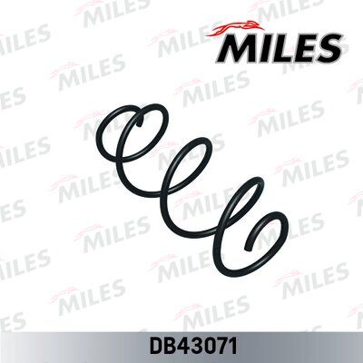 Пружина подвески nissan micra K12 1.0/1.2/1.4 02- передняя - Miles DB43071