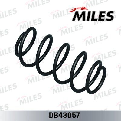 Пружина подвески opel vectra b 2.0/2.2 caravan 96-03 передняя - Miles DB43057
