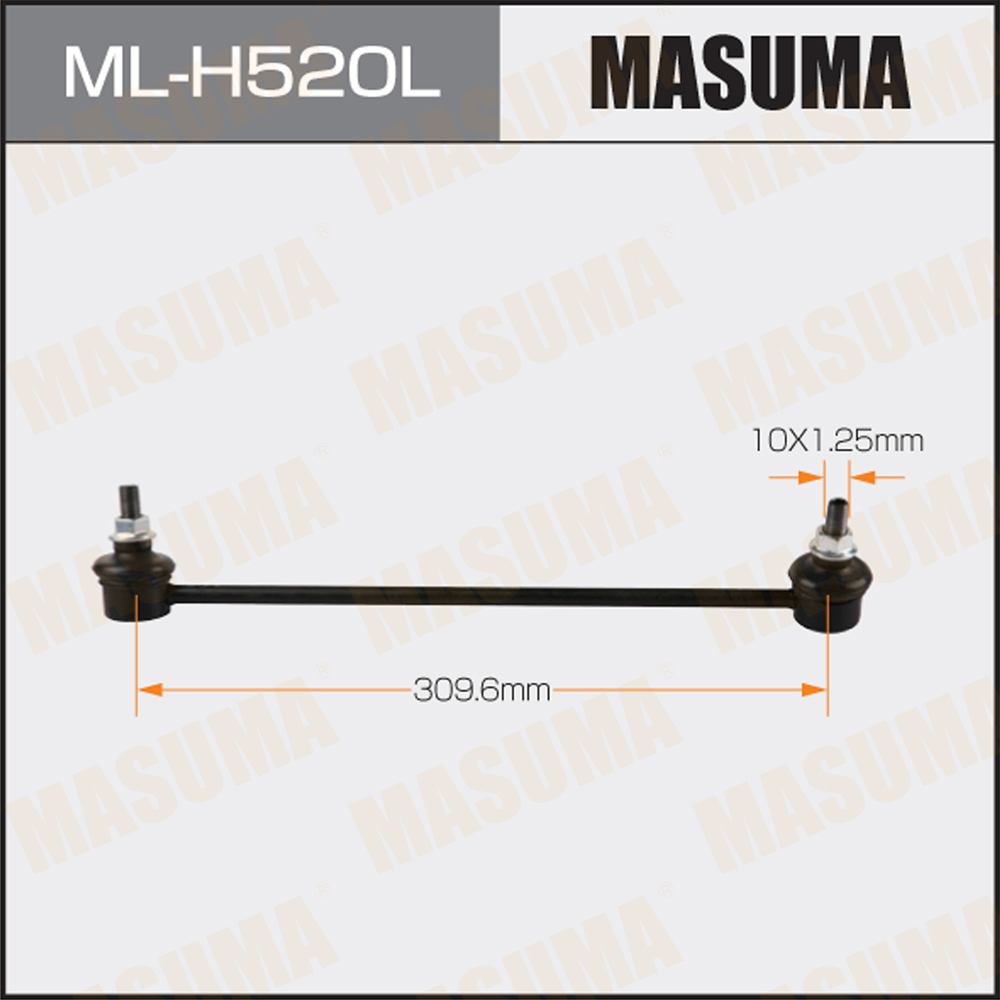 Стойка стабилизатора (линк) front fit, FIT hybrid / gk4, gk6, GP5 LH | перед лев | - Masuma MLH520L