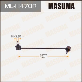 Стойка стабилизатора (линк) front vezel, vezel hybrid / ru1, RU4 RH | перед прав | - Masuma MLH470R