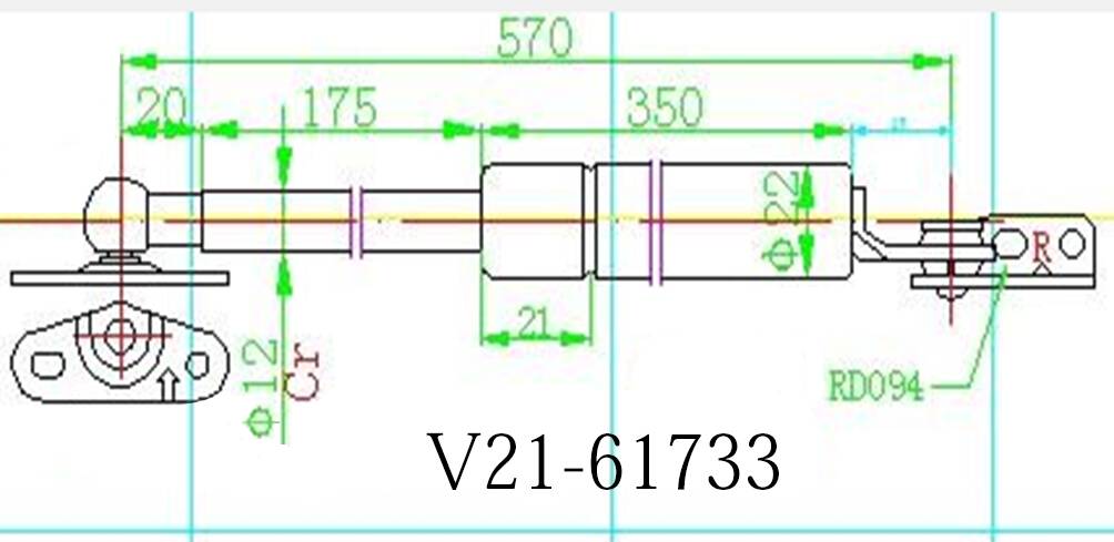 Амортизатор багажника   v21-61733 - JETT V2161733