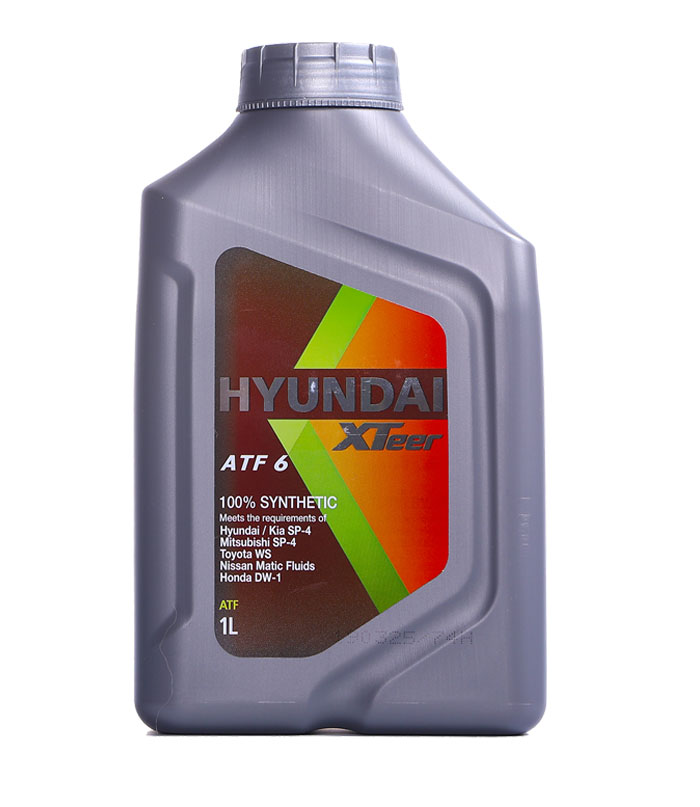 Трансмиссионное масло для акпп синтетическое hyundai  XTeer ATF 6, 1л - HYUNDAI XTeer 1011412