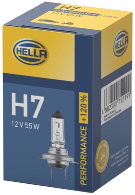 Лампа H7 +120 - Hella 8GH223498031