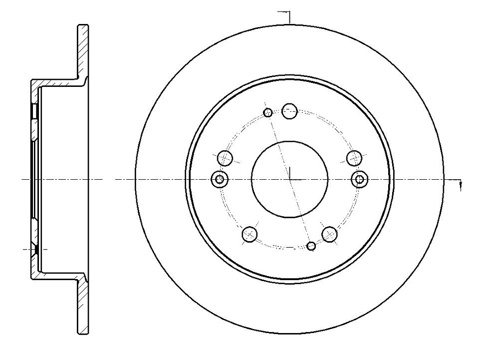 Диск тормозной   gr-01857 - G-brake GR01857