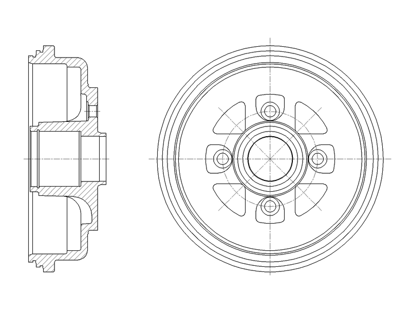 Барабан тормозной   gd-06800 - G-brake GD06800