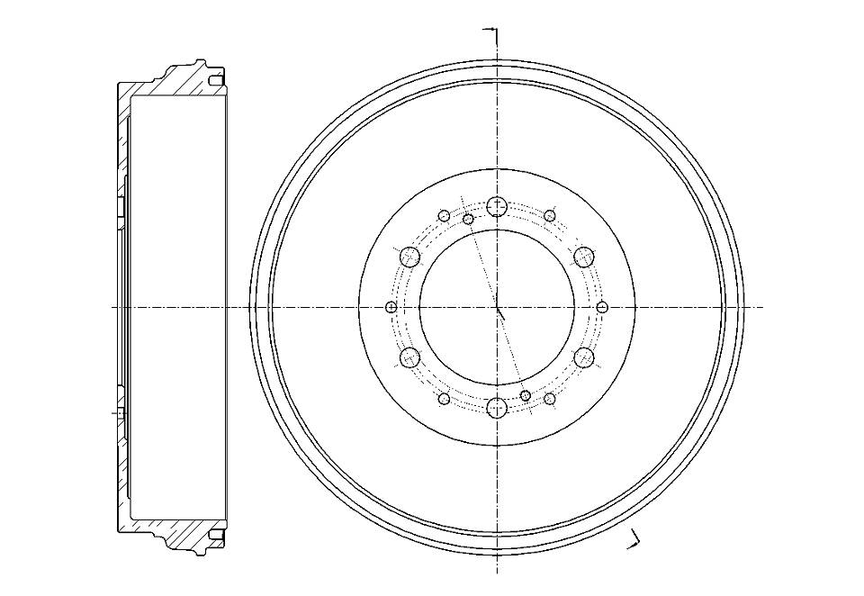 Барабан тормозной   gd-06488 - G-brake GD06488