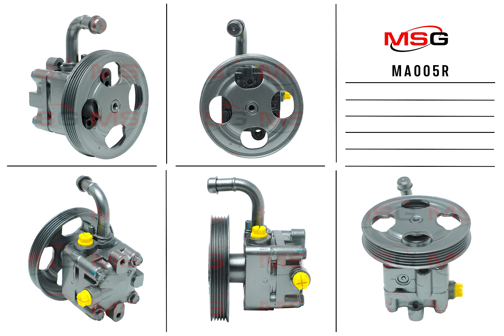 Насос ГУР mazda 323 f VI 98-04,323 s VI 98-04,626 v 97-02,626 v Hatchback 97-02  Rebuilding - MSG MA005R