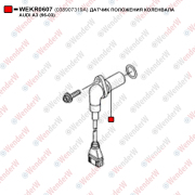 Датчик положения коленвала audi a3 (96-03) - WENDERW WEKR0607