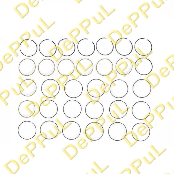 Кольца поршневые (комплект) nissan qashqai (j10e) (06-13) - DePPuL DEAEE00