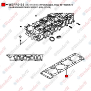 Прокладка гбц  mitsubishi pajero/montero sport (k9) (97-08) - WENDERW WEPR0195