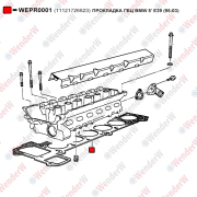Прокладка гбц bmw 5 e39 (95-03) - WENDERW WEPR0001