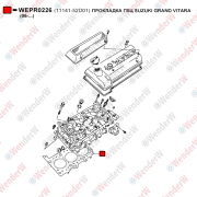 Прокладка гбц suzuki grand vitara (06-...) - WENDERW WEPR0226
