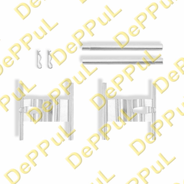 Ремкомплект монтажный тормозных колодок audi q7 (07-15), vw touareg (03-10) - DePPuL DERCE261