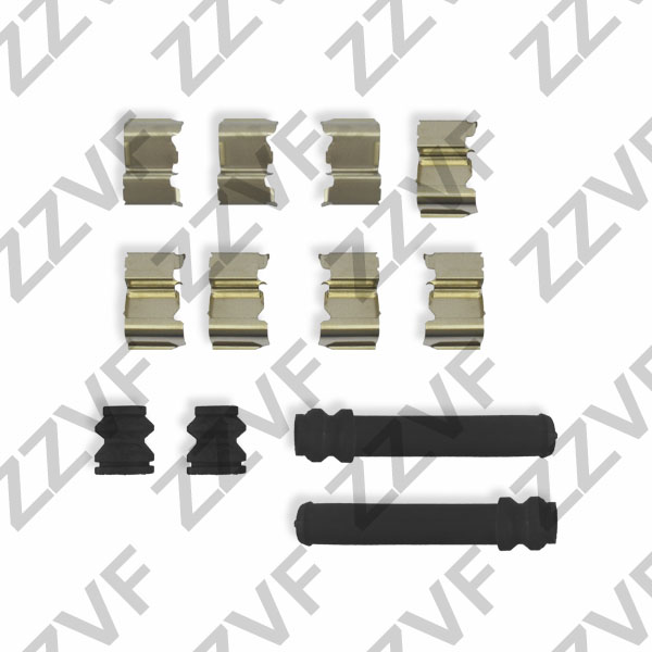 Ремкомплект монтажный тормозных колодок mitsubishi grandis (04-10), pajero/montero (00-13) - ZZVF ZVCER258