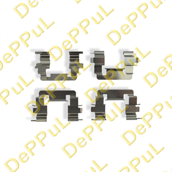 Ремкомплект монтажный тормозных колодок nissan almera tino (00-05), primera (02-07) - DePPuL DERCE262