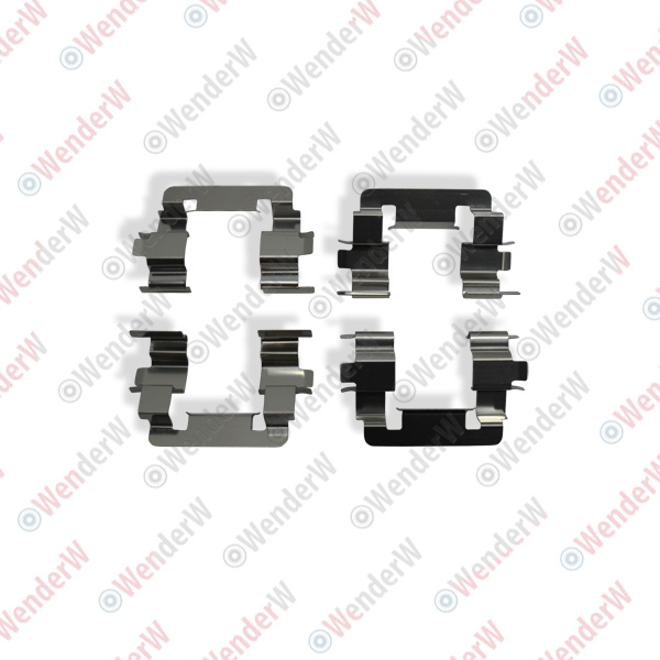 Ремкомплект монтажный тормозных колодок nissan almera tino (00-05), primera (02-07) - WENDERW WE0252R