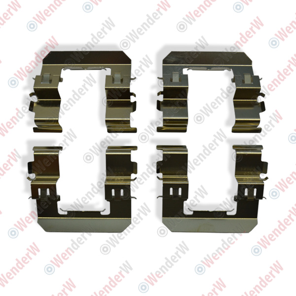 Ремкомплект монтажный тормозных колодок subaru forester (02-…), impreza (01-...), legacy - WENDERW WE0247R