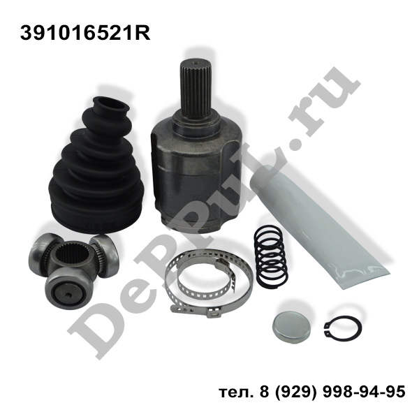 Шрус внутренний левый (l) renault duster (12...) - DePPuL DERC385