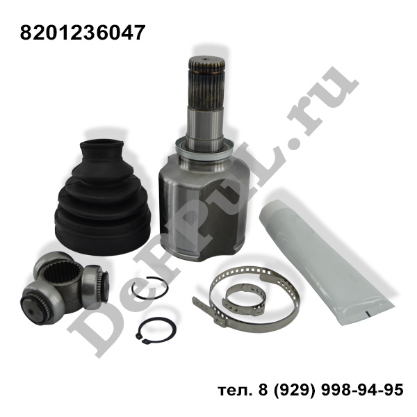 Шрус внутренний левый (l) renault espace iv (02...) - DePPuL DERC387