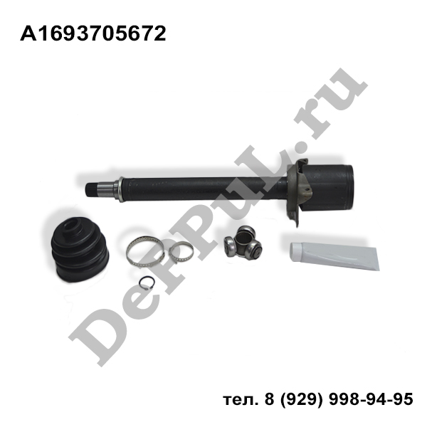Шрус внутренний правый (r) mercedes w169 (04-12), w245 (05-11) - DePPuL DERC165