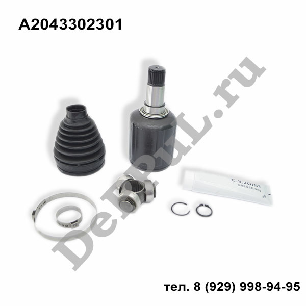 Шрус внутренний правый (r) mercedes w204 (glk 280 4matic, glk300 4matic, glk 350 4matic) - DePPuL DEPV020