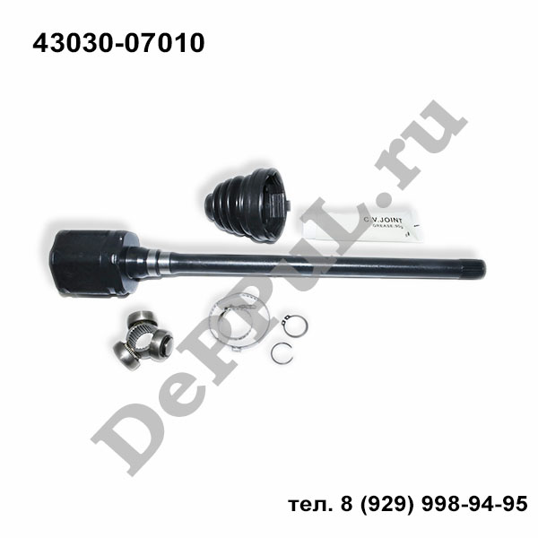 Шрус внутренний правый (r) toyota avalon mcx10 (99-05) - DePPuL DERC265
