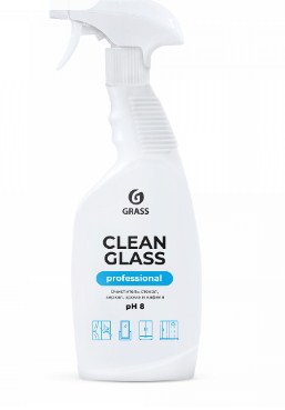 Очиститель стекол и зеркал Clean Glass Professional флакон 600 мл - Grass 125552