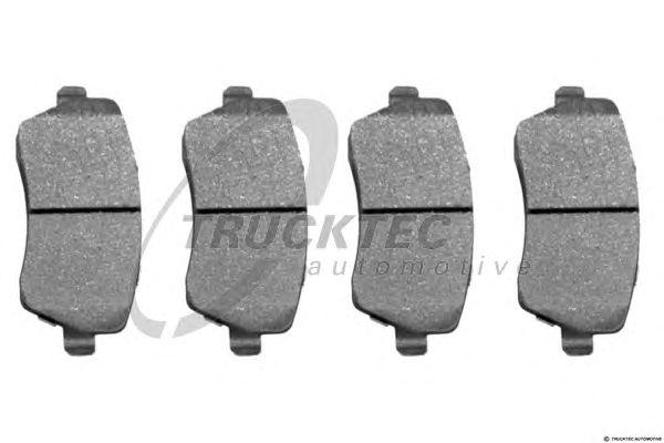 Колодки тормозные дисковые - TRUCKTEC 0235449