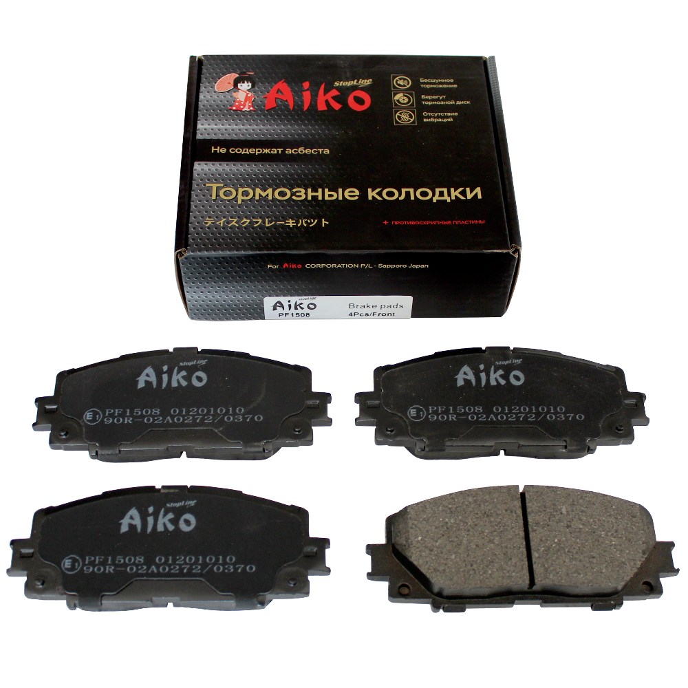 Колодки тормозные дисковые - Aiko PF1508